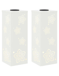Faro LED solare per sentieri 2 pcs Bianco 2