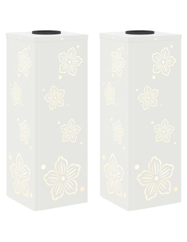 Faro LED solare per sentieri 2 pcs Bianco