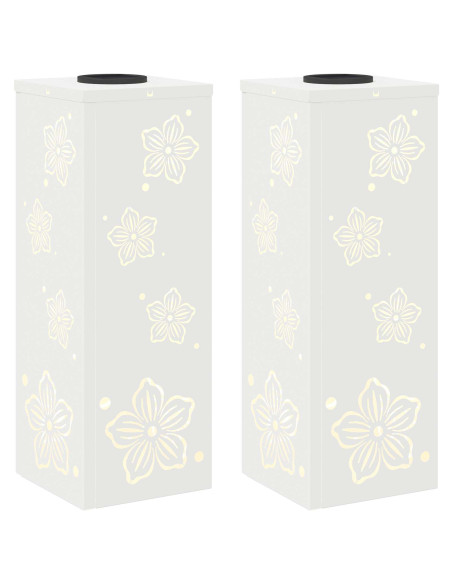 Faro LED solare per sentieri 2 pcs Bianco