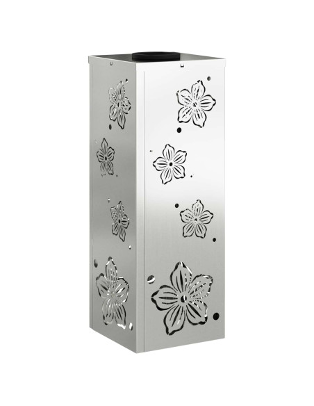 Faro LED solare per sentieri 2 pcs Ruggine Zincato