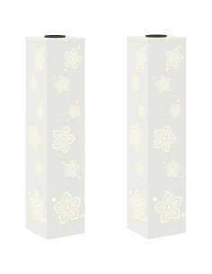Faro LED solare per sentieri 2 pcs Bianco 2