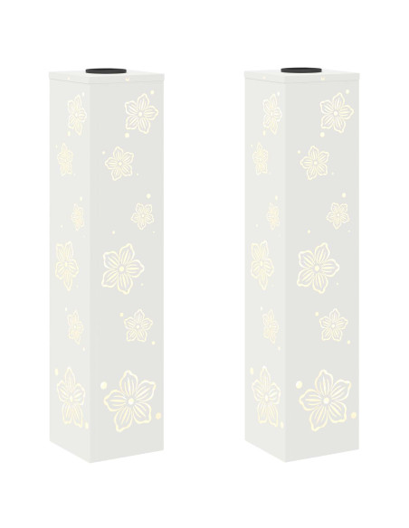 Faro LED solare per sentieri 2 pcs Bianco