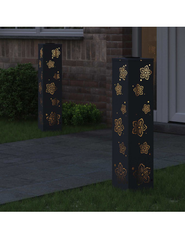 Faro LED solare per sentieri 2 pcs Antracite