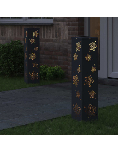 Faro LED solare per sentieri 2 pcs Antracite