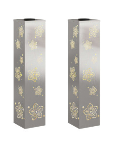 Faro LED solare per sentieri 2 pcs Ruggine Acciaio inossidabile 2