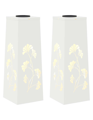 Faro LED solare per sentieri 2 pcs Bianco