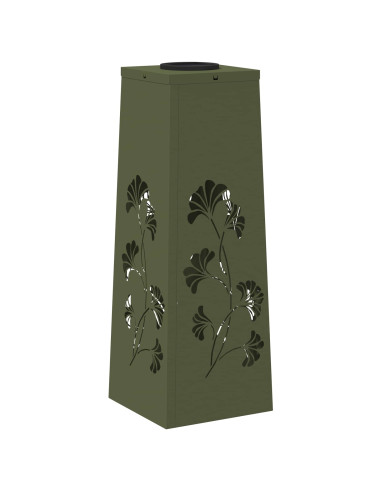 Faro LED solare per sentieri 2 pcs Verde oliva