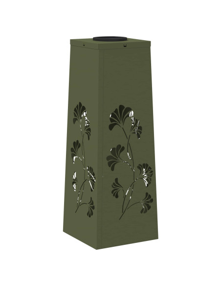 Faro LED solare per sentieri 2 pcs Verde oliva