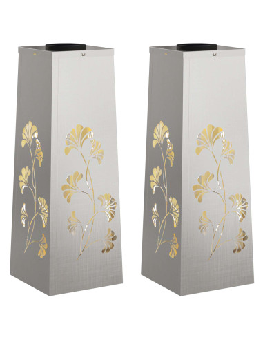 Faro LED solare per sentieri 2 pcs Ruggine