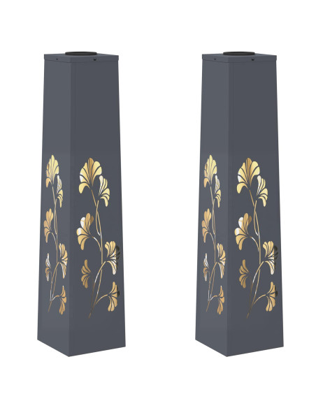 Faro LED solare per sentieri 2 pcs Antracite