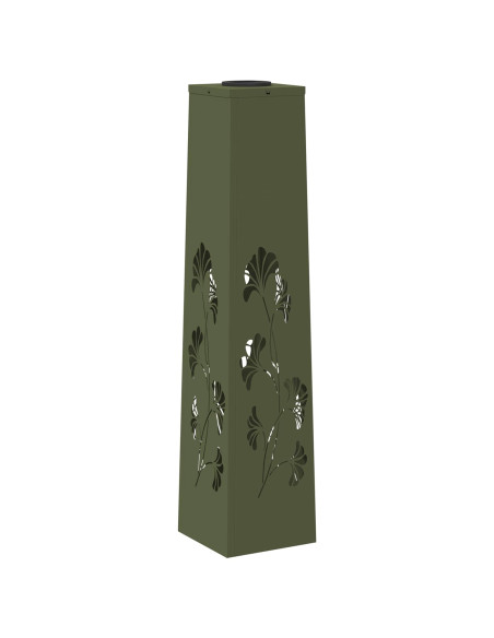 Faro LED solare per sentieri 2 pcs Verde oliva