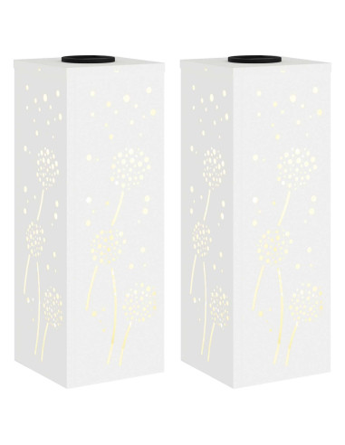 Faro LED solare per sentieri 2 pcs Bianco