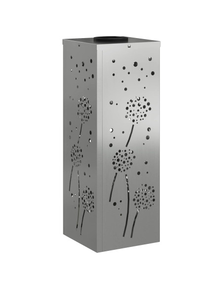 Faro LED solare per sentieri 2 pcs Ruggine Zincato