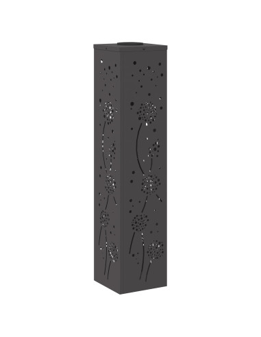 Faro LED solare per sentieri 2 pcs Nero