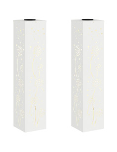 Faro LED solare per sentieri 2 pcs Bianco 2