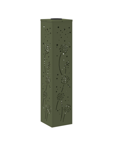 Faro LED solare per sentieri 2 pcs Verde oliva