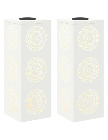 Faro LED solare per sentieri 2 pcs Bianco