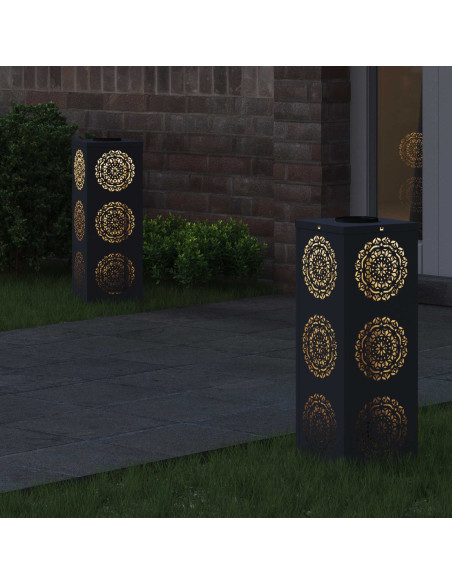 Faro LED solare per sentieri 2 pcs Antracite