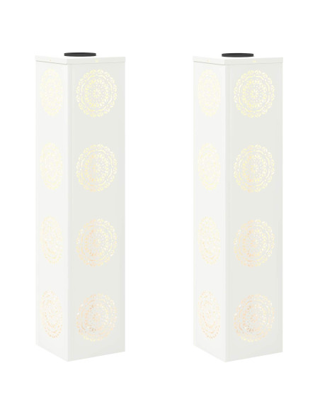 Faro LED solare per sentieri 2 pcs Bianco
