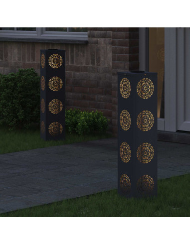 Faro LED solare per sentieri 2 pcs Antracite