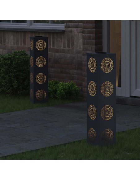 Faro LED solare per sentieri 2 pcs Antracite