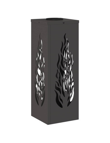 Faro LED solare per sentieri 2 pcs Nero