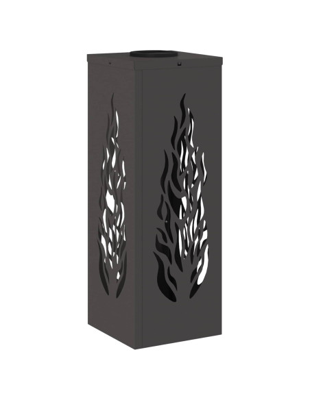 Faro LED solare per sentieri 2 pcs Nero