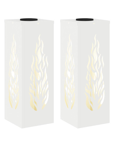 Faro LED solare per sentieri 2 pcs Bianco