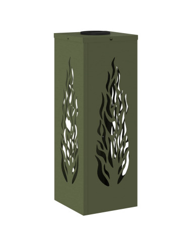 Faro LED solare per sentieri 2 pcs Verde oliva