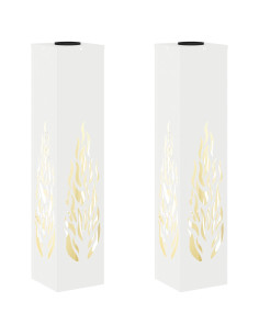 Faro LED solare per sentieri 2 pcs Bianco 2