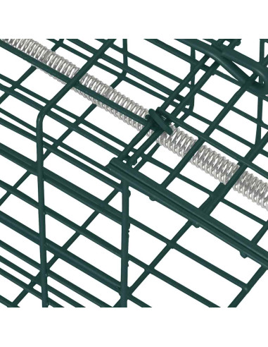 Trappola per animali Verde 31 x 13 x 12cm Acciaio