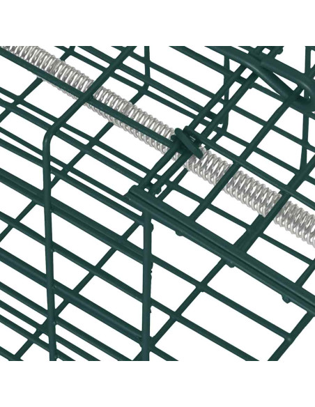 Trappola per animali Verde 31 x 13 x 12cm Acciaio