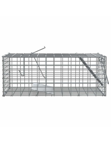 Trappola per animali Antracite 31 x 13 x 12cm Acciaio