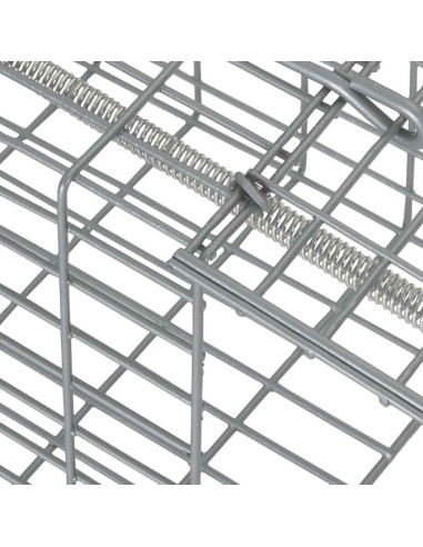 Trappola per animali Antracite 31 x 13 x 12cm Acciaio