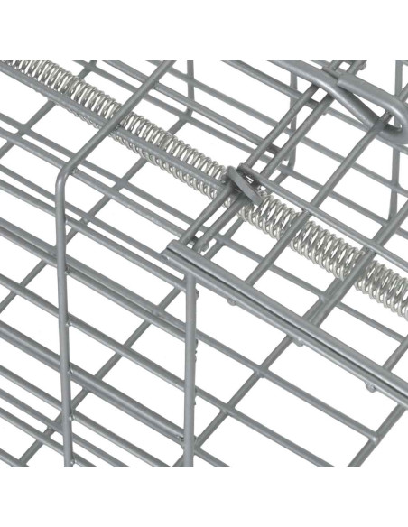 Trappola per animali Antracite 31 x 13 x 12cm Acciaio