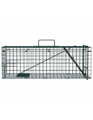 Trappola per animali Verde 61 x 20 x 21,5 cm Acciaio