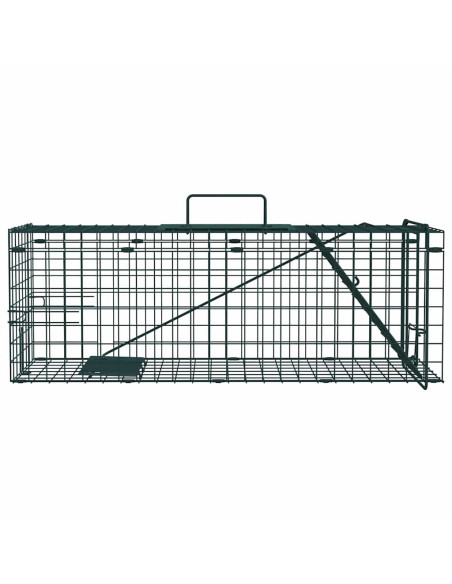 Trappola per animali Verde 61 x 20 x 21,5 cm Acciaio