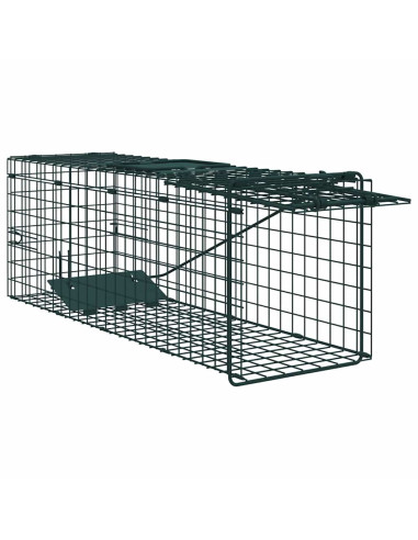 Trappola per animali Verde 61 x 20 x 21,5 cm Acciaio
