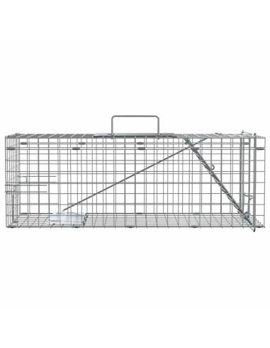 Trappola per animali Antracite 61 x 20 x 21,5 cm Acciaio