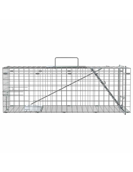 Trappola per animali Antracite 61 x 20 x 21,5 cm Acciaio