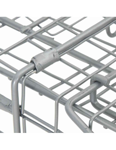 Trappola per animali Antracite 61 x 20 x 21,5 cm Acciaio