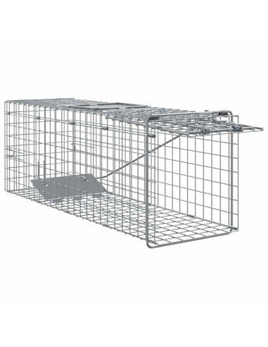 Trappola per animali Antracite 61 x 20 x 21,5 cm Acciaio