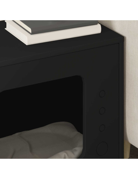 Casa per Gatti Nero 51 x 30 x 42,5 cm Legno multistrato