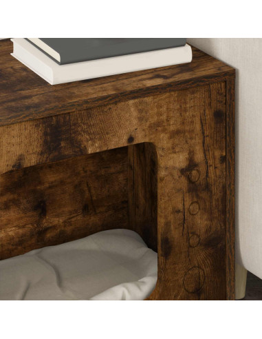 Casa per Gatti Rovere fumé 51 x 30 x 42,5 cm Legno multistrato