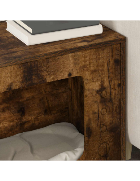 Casa per Gatti Rovere fumé 51 x 30 x 42,5 cm Legno multistrato