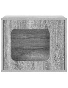 Casa per Gatti Grigio Sonoma 51 x 30 x 42,5 cm 2