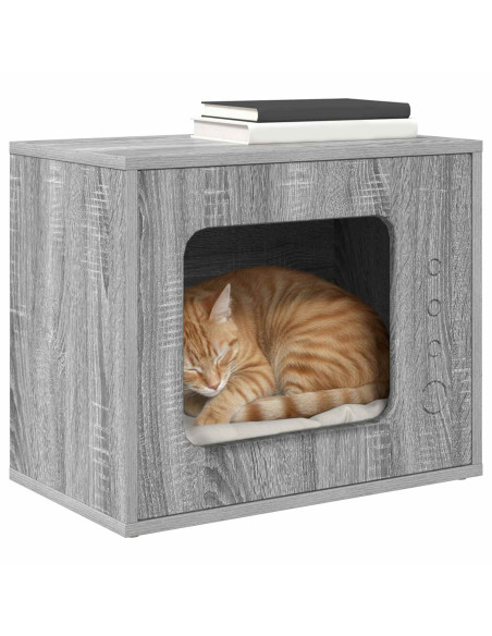 Casa per Gatti Grigio Sonoma 51 x 30 x 42,5 cm