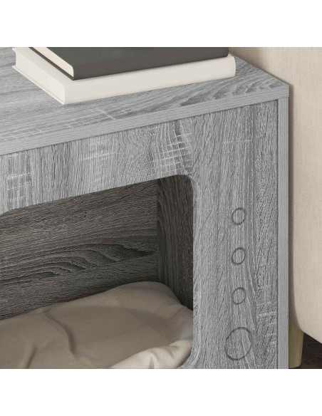 Casa per Gatti Grigio Sonoma 51 x 30 x 42,5 cm