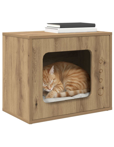 Casa per Gatti Rovere Artigianale 51 x 30 x 42,5 cm