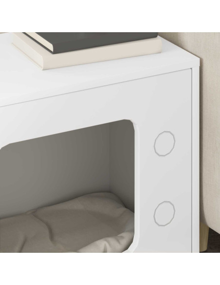 Casa per Gatti Bianco 51 x 30 x 52 cm Legno multistrato